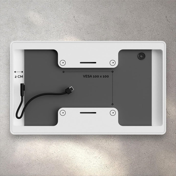 Tablet Wandhalterung für Samsung Galaxy Tab S9 (11 Zoll) - Passgenauer & Flacher Rahmen für Smart Ho