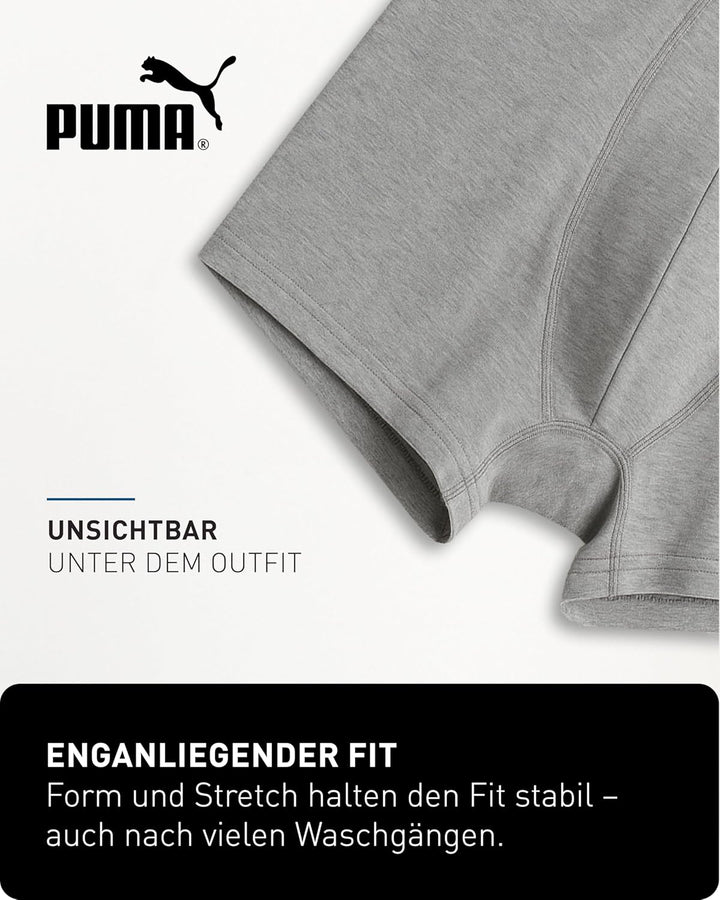 PUMA Boxershort 6er Pack Herren Basic Black Limited Edition New Tripple Black M, New Tripple Black M