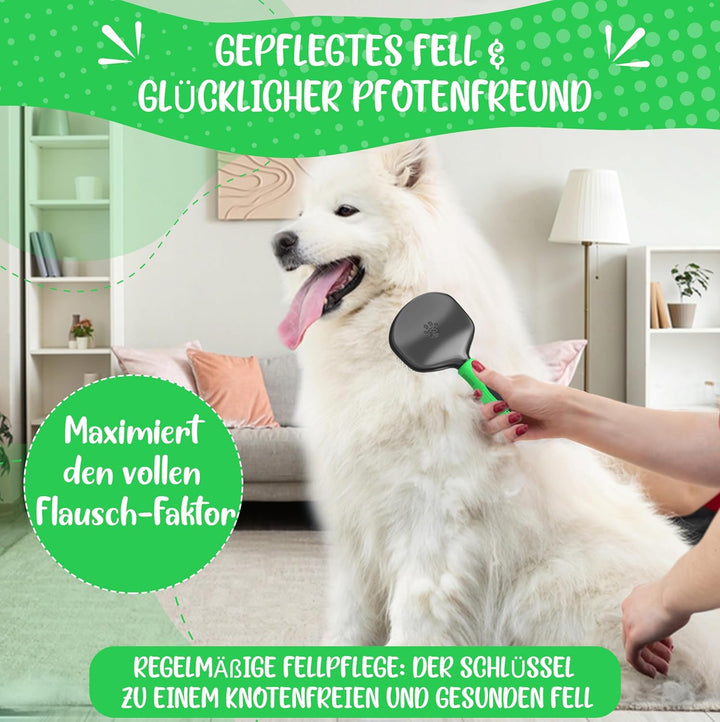 Testnote: Sehr gut - Softbürste verbesserte Version I Sanfte Fellpflege für grosse Hunde, Katzen. Ex