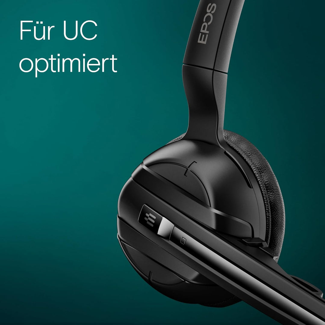 EPOS Impact D 10 USB ML - EU II - Einseitiges Wireless DECT Headset, UC-Optimiert, Geräuschunterdrüc