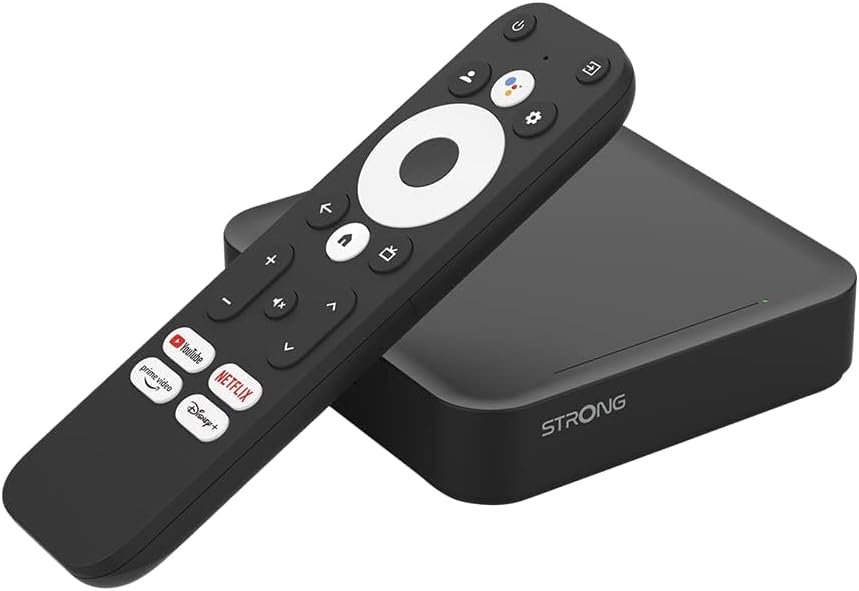STRONG LEAP-S3 | Google TV-Box mit Android 11 | 4K UHD-Auflösung | Bluetooth-Sprachfernbedienung und