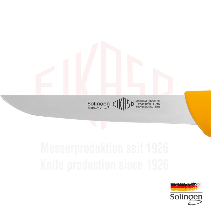 EIKASO Solingen Ausbeinmesser breite Klinge 16cm Klinge Mittel Ausbeinmesser Fleischmesser Profi Sol