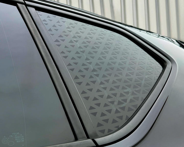 FOLIATEC Scheiben Sticker Vector Auto Aufkleber, schwarz glänzend, 45 x 40 cm Schwarz Glänzend Vecto