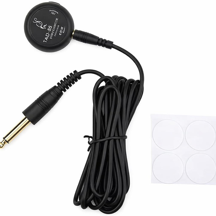 Dilwe Mini Piezo Tonabnehmer, Mikrofon Wandler für Akustische Gitarre Violine Ukelele
