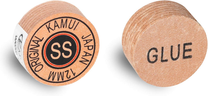 KAMUI Original laminierte Billard-Queue-Spitze – 1 Stück Super weich 12 mm, Super weich 12 mm