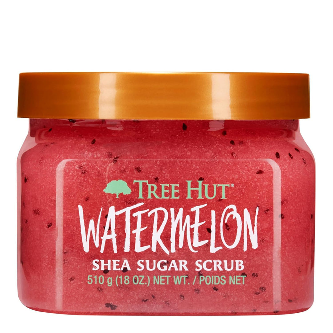 Tree Hut Watermelon Shea Sugar Scrub, 510.3 g, Ultra Hydrating and Peeling Scrub for Nourishing Esse