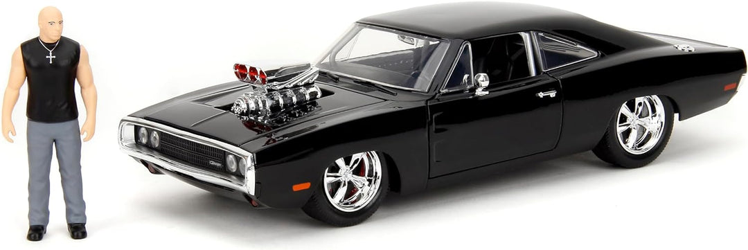 Jada JA30737 1:24 1970 Dodge Charger R/T mit Dominic Toretto Figur