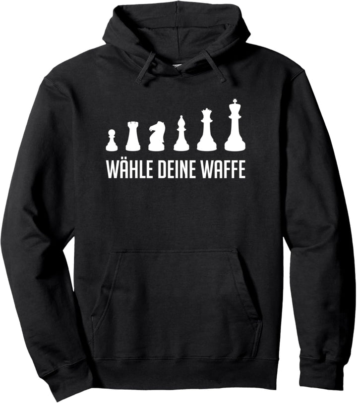 Schach Schachfiguren Lustiger Spruch Schachspieler Geschenk Pullover Hoodie