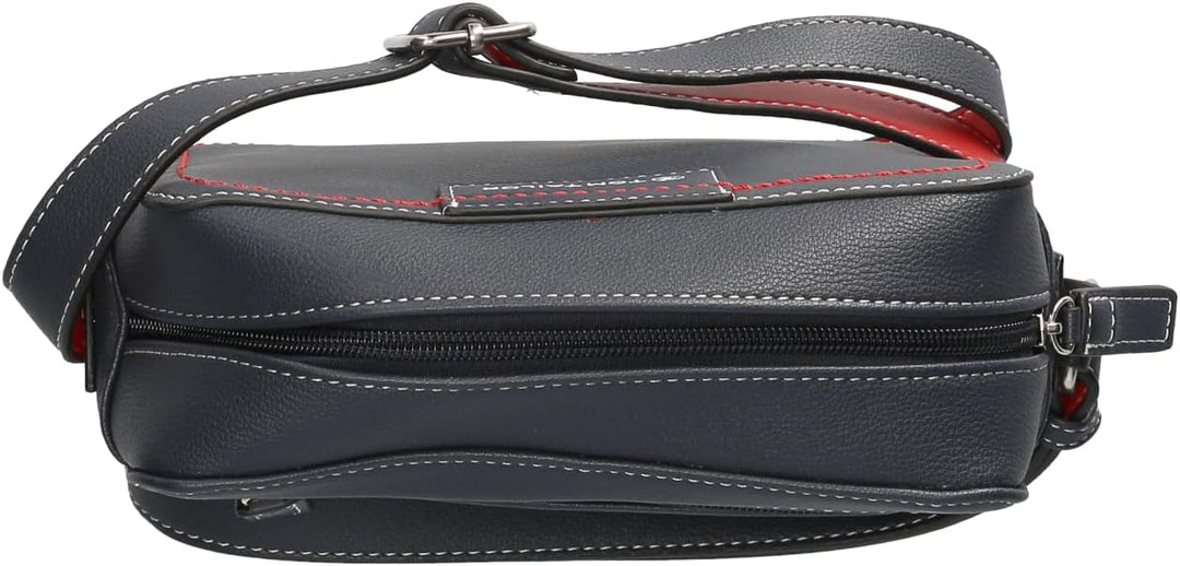 TOM TAILOR Damen Bags Miri Mare Umhängetasche Handtasche Mittelgross Grau Mixed Maritim, Mixed Marit