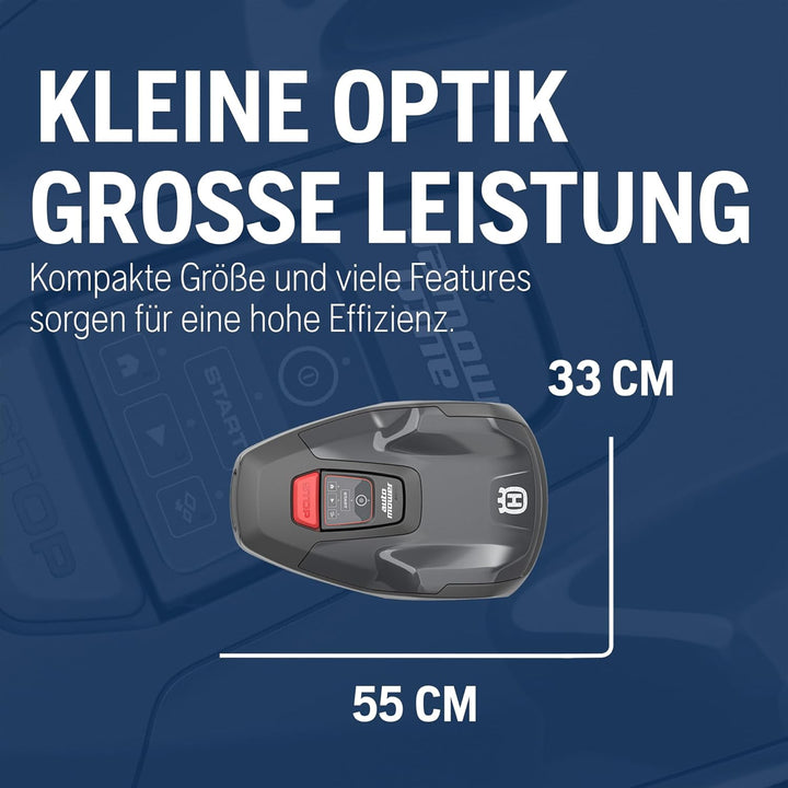 Husqvarna Mähroboter Automower Aspire R4 für 400 m² Fläche I Akku Rasenmäher Roboter, Steuerung per