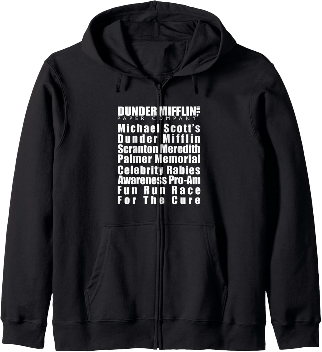 The Office Michael Scott Fun Run mit Dunder Logo Kapuzenjacke