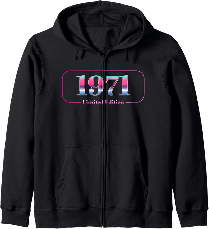 53. Geburtstag Mann Frau 53 Jahre 1971 Deko Lustig Geschenk Kapuzenjacke