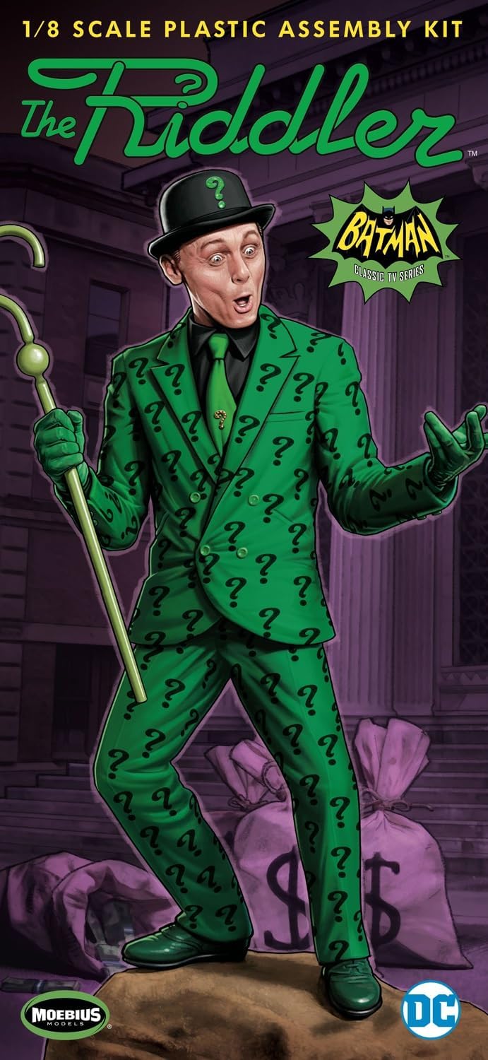 Moebius 1: 8 Frank Gorshin als der 1966 TV Serie Riddler Model Kit mmk954