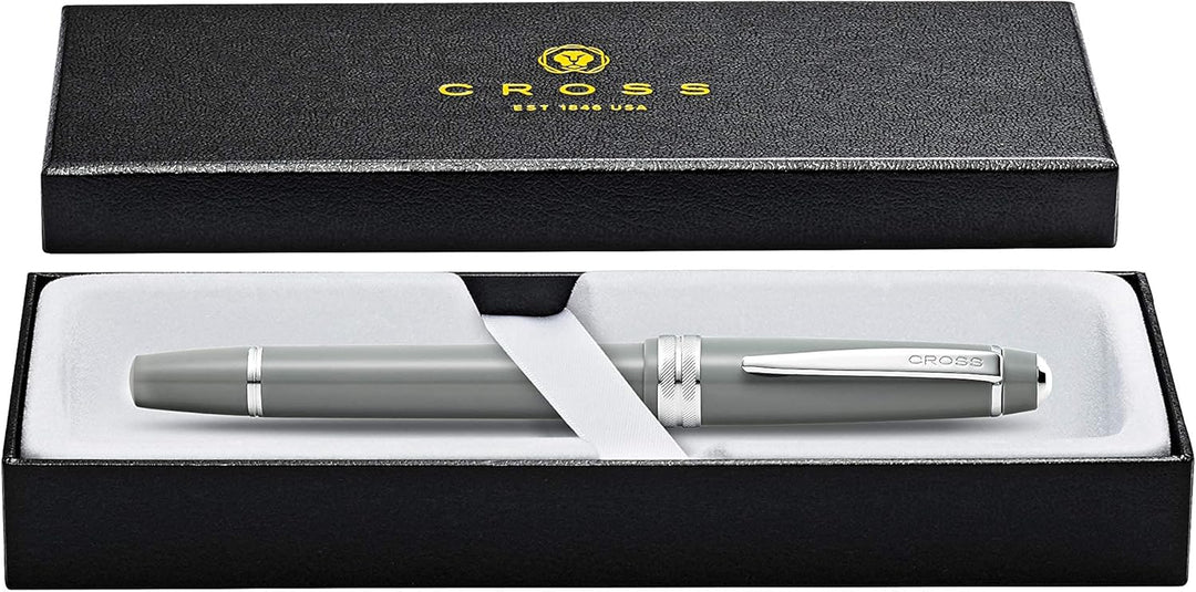 Cross Bailey Light Füllfederhalter (Federstärke F, inkl. Geschenkverpackung) Grau