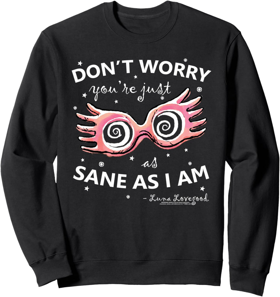 Harry Potter Luna Lovegood Spectrespecs White Sweatshirt