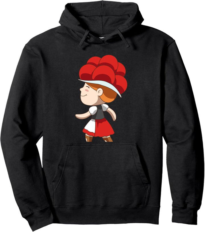 Cooler Bollenhut Schwarzwald Pullover Hoodie
