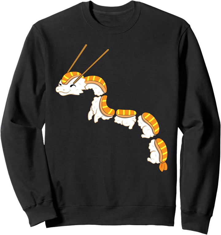 Japanischer Reis Drache Sushi Nigiri Sweatshirt