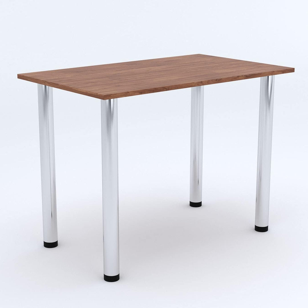 mikon 70x40 | Esszimmertisch - Esstisch - Tisch mit Chrombeinen - Küchentisch - Bürotisch | Burgund