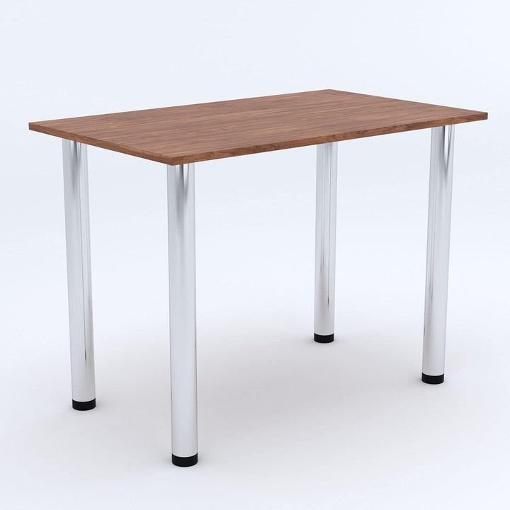 mikon 70x40 | Esszimmertisch - Esstisch - Tisch mit Chrombeinen - Küchentisch - Bürotisch | Burgund