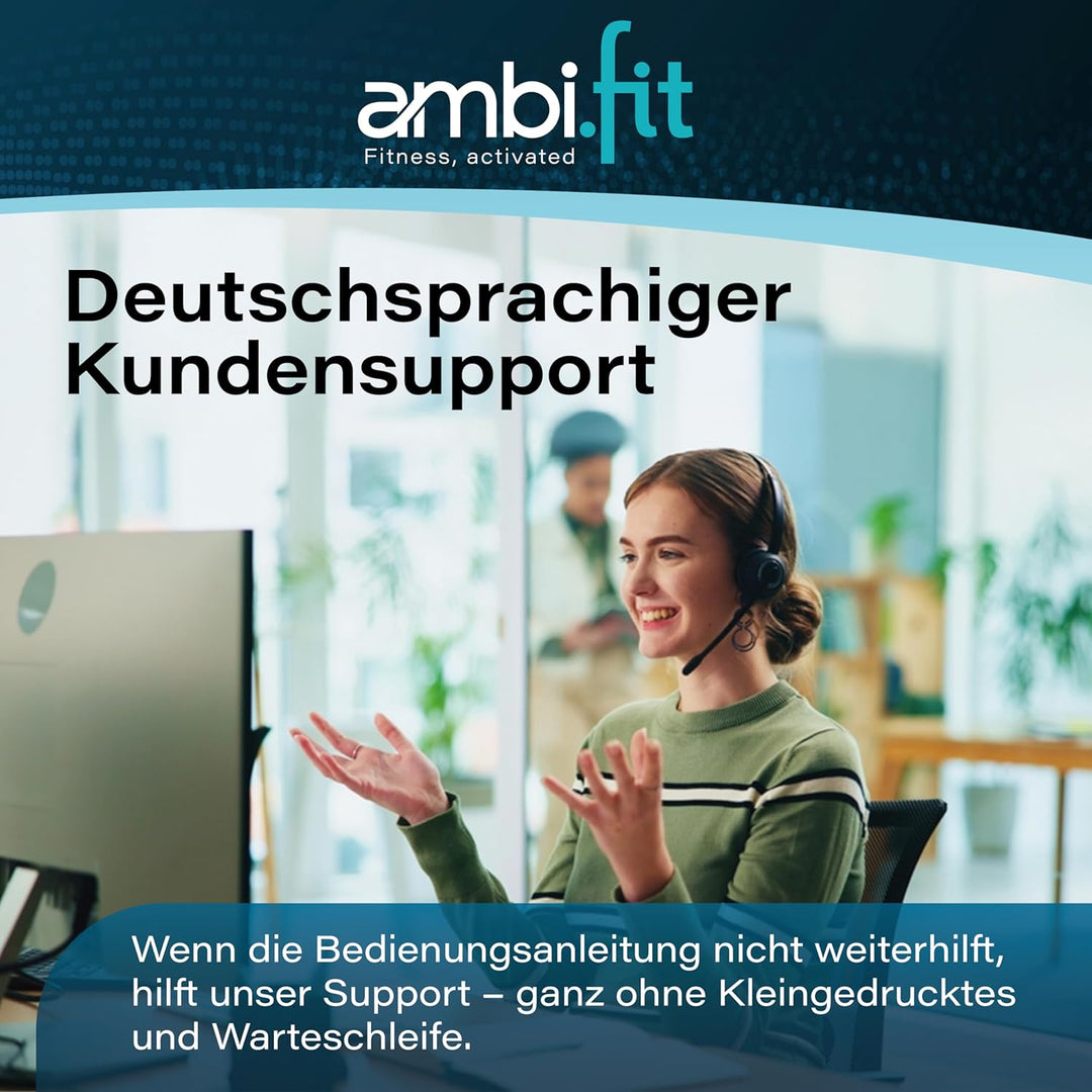 Mini Heimtrainer Pedaltrainer Set [leise & laufruhig] stufenlos einstellbar | Beintrainer & Armtrain