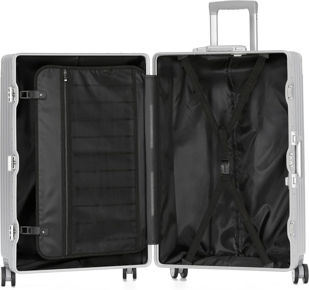 KOFA Zurich Kofferset 2 Teilig, M-55cm &amp; XL-75cm Alu-Rahmen &amp; Polycarbonat-Hartschale, Carry-on + Ch
