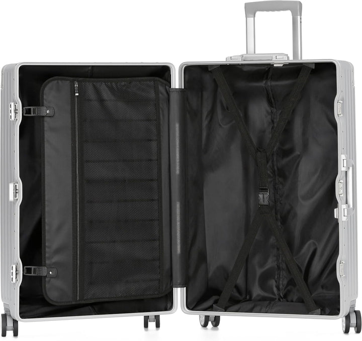 KOFA Zurich Kofferset 2 Teilig, M-55cm &amp; XL-75cm Alu-Rahmen &amp; Polycarbonat-Hartschale, Carry-on + Ch