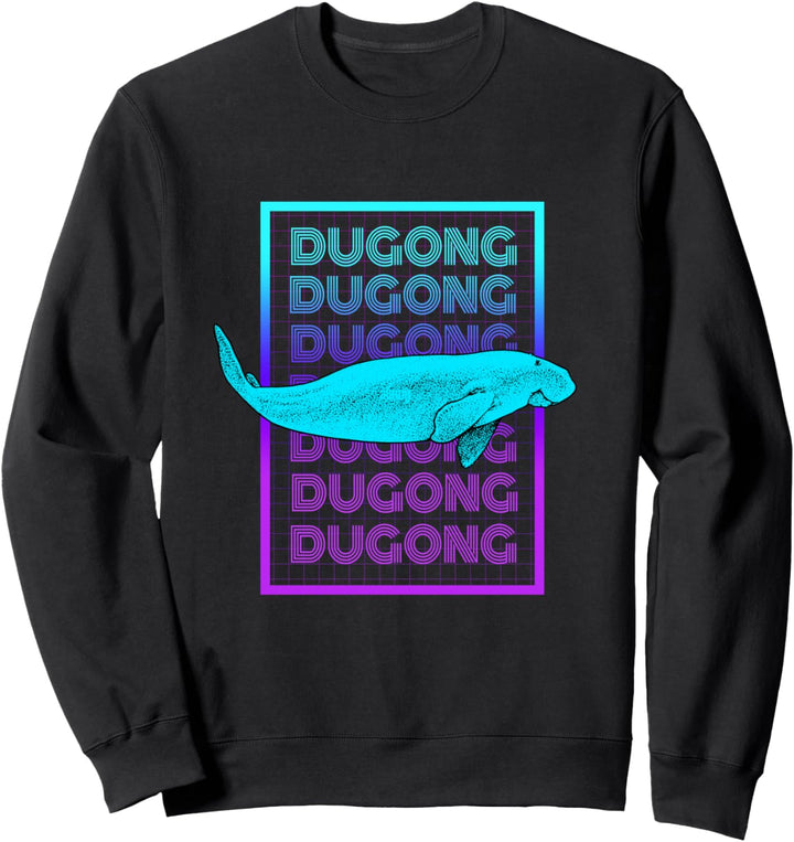 Dugong Tier Vintage Retro Dugong Sweatshirt