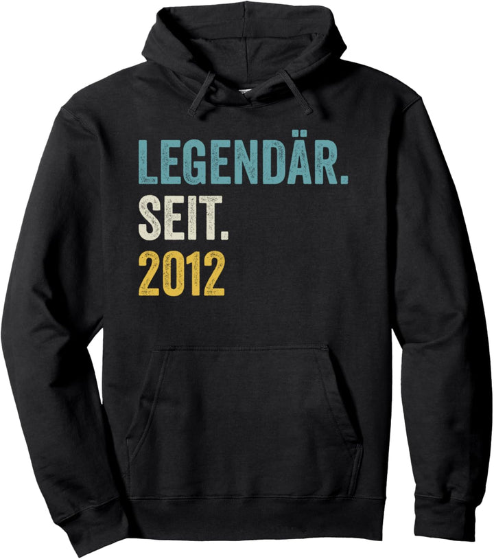 11 Jahre Legendär Seit 2012 11. Geburtstag Pullover Hoodie