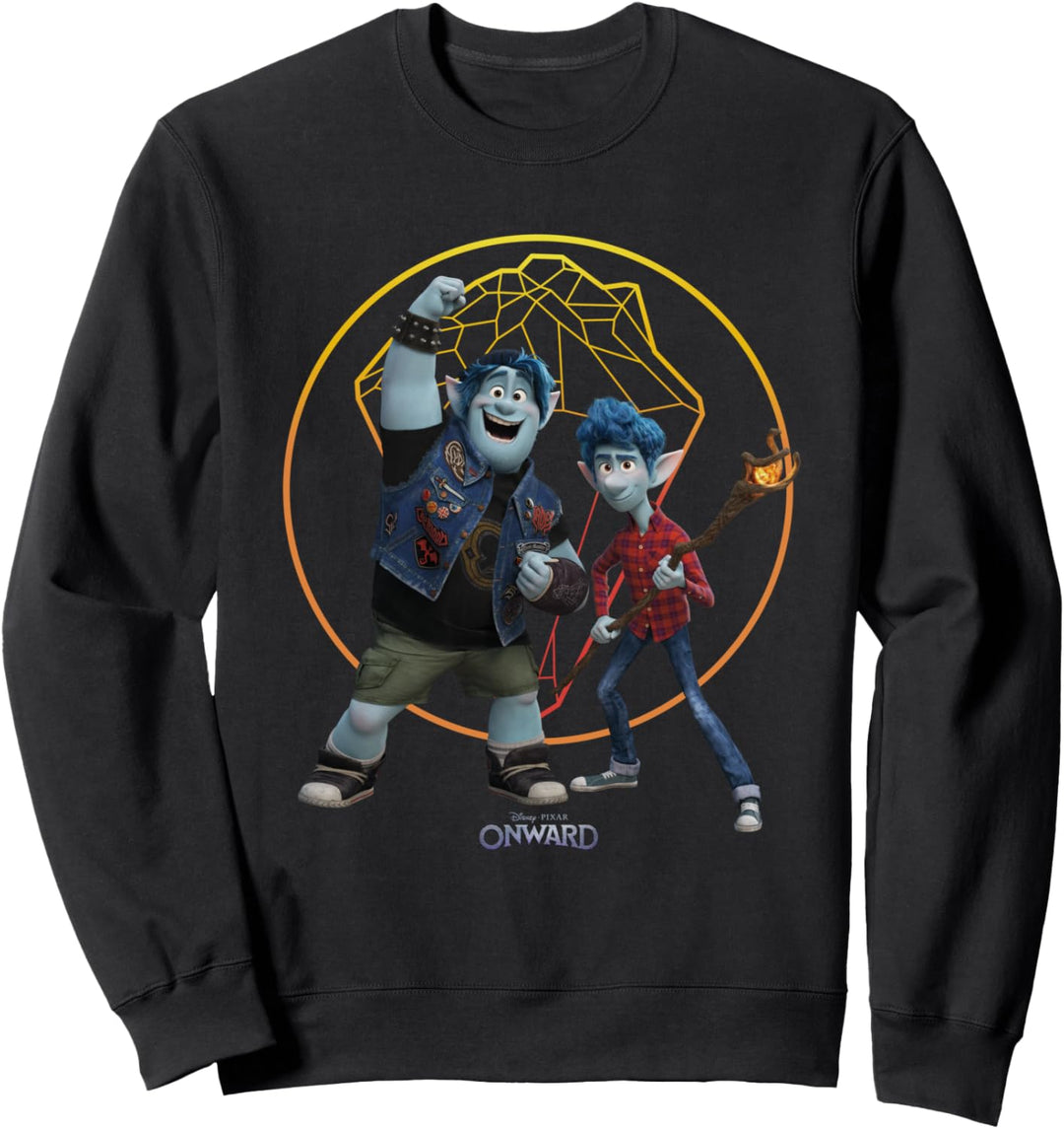 Disney PIXAR Onward Ian &amp; Barley Magic Gem Sweatshirt