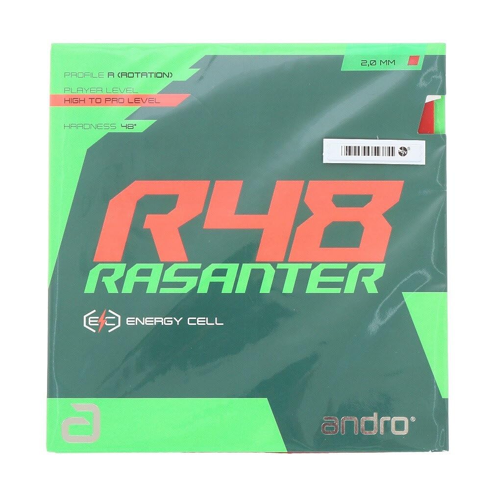 ANDRO Belag Rasanter R 48 Rot 2,3 mm, Rot 2,3 mm