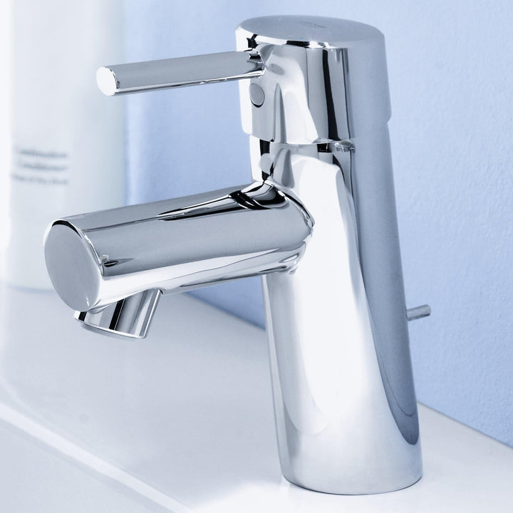 Grohe Concetto Einhand-Waschtischbatterie mit Energieparfunktion, 2338010E,Silber