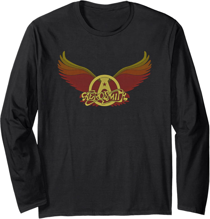 Aerosmith - Vintage-Flügel Langarmshirt