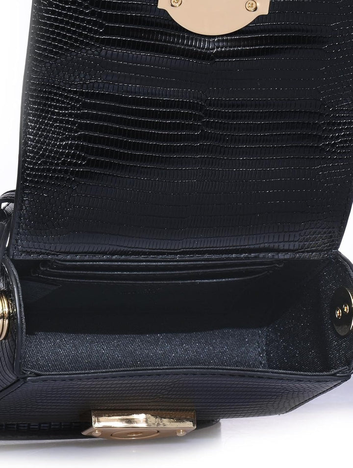 Love Moschino Women's Jc4294pp0gku0 Handbag, 10X14X6 Schwarz, Schwarz