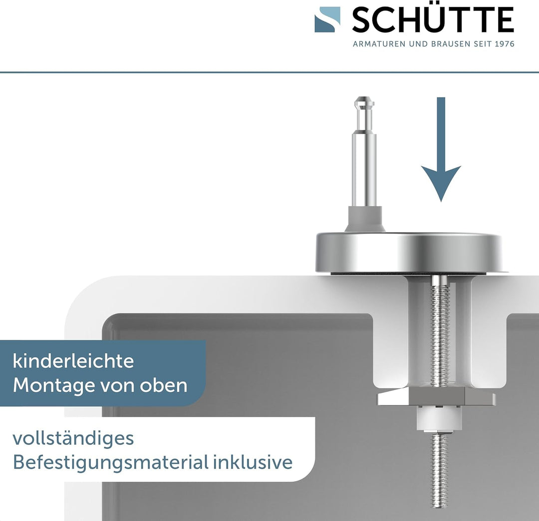 SCHÜTTE WC-Sitz passend zu Duravit Starck 3, mit Absenkautomatik made in EU, Abnehmbarer Klodeckel a