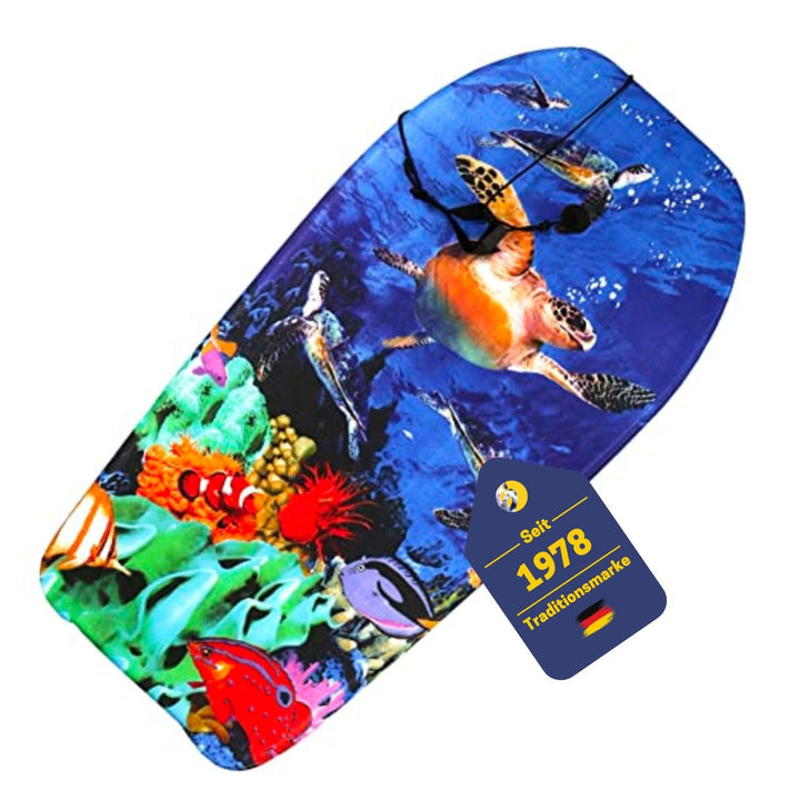 BEST SPORTING Bodyboard Kinder – Leichtes Surfbrett für Strand, Meer &amp; Schwimmbad | 92 x 46 x 5 cm |