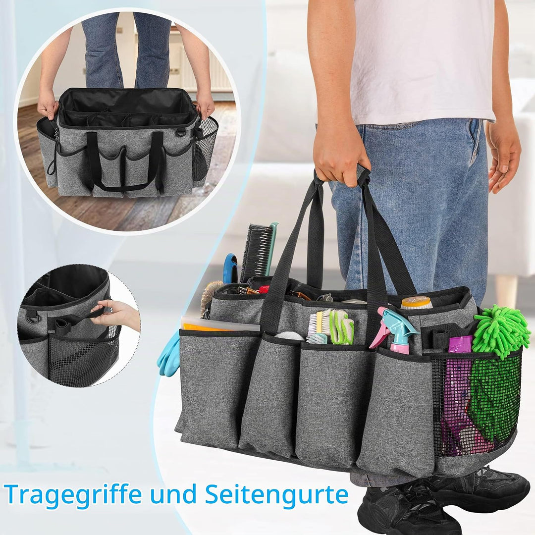 HODRANT Extra Grosser Reinigungs Caddy Organisator, mit Stabilem Pad &amp; Griffen, Reinigungs Aufbewahr
