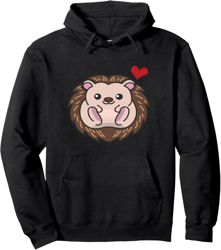 Cute Hedgehog Gift Pullover Hoodie
