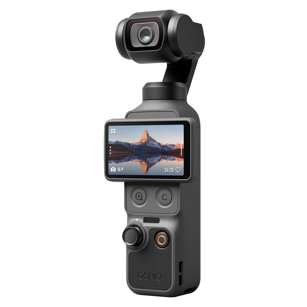 DJI Osmo Pocket 4 Essential Combo, Pocket-Gimbal-Vlog-Kamera, 1″ CMOS und 4K/240fps, 3‑Achsen-Stabil