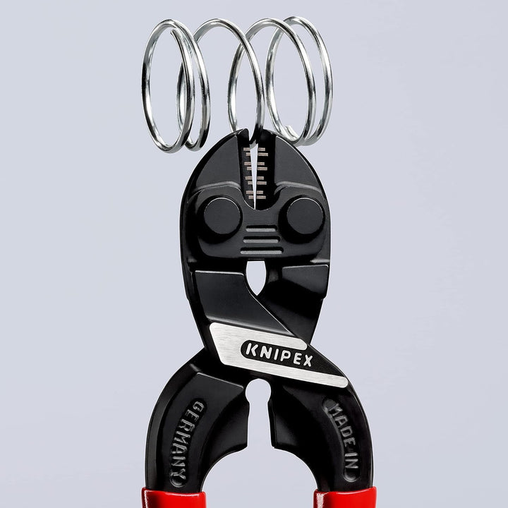 Knipex CoBolt® S Kompakt-Bolzenschneider schwarz atramentiert, mit Kunststoff überzogen 160 mm (SB-K