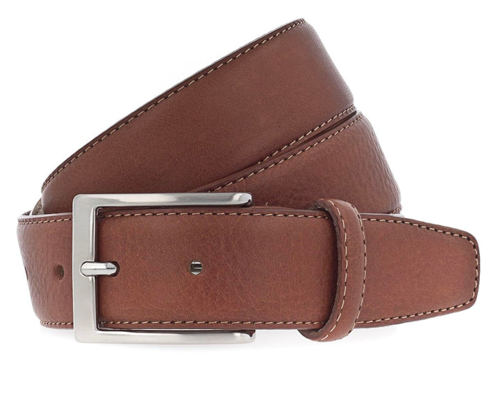VANZETTI Herren Ledergürtel Made in Germany hellbraun 80