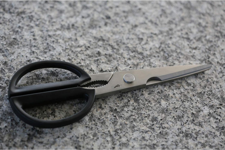 KAI BK-0203 VE5 Michel Bras Kitchen Scissors, 23.2x8.5x1 cm