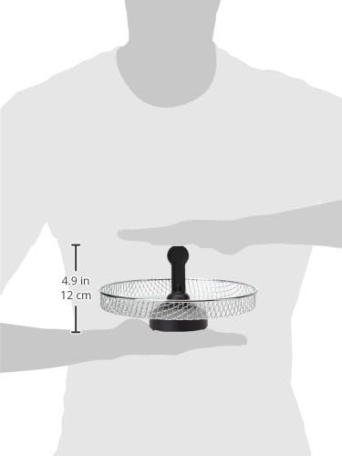 SEB Moulinex XA701070 Snacking Gitter für Actifry, Kunststoff, Silber