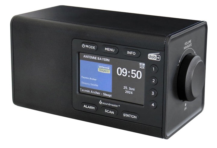 Soundmaster DAB900 Digitalradio mit DAB+ &amp; UKW/FM, Bluetooth, Radiowecker, grosses Farbdisplay, Farb