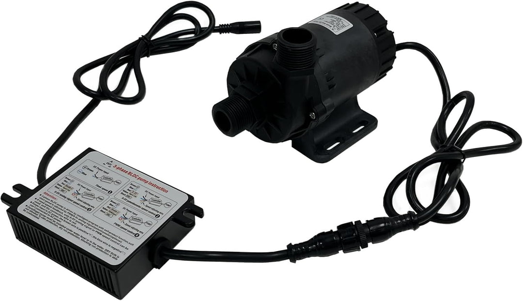 SHYSKY Hochleistungs-Tauchpumpe 24V 120W Mikrobürstenlose DC-Wasserpumpe DC60G-24120S-1 12M 3800LPH,