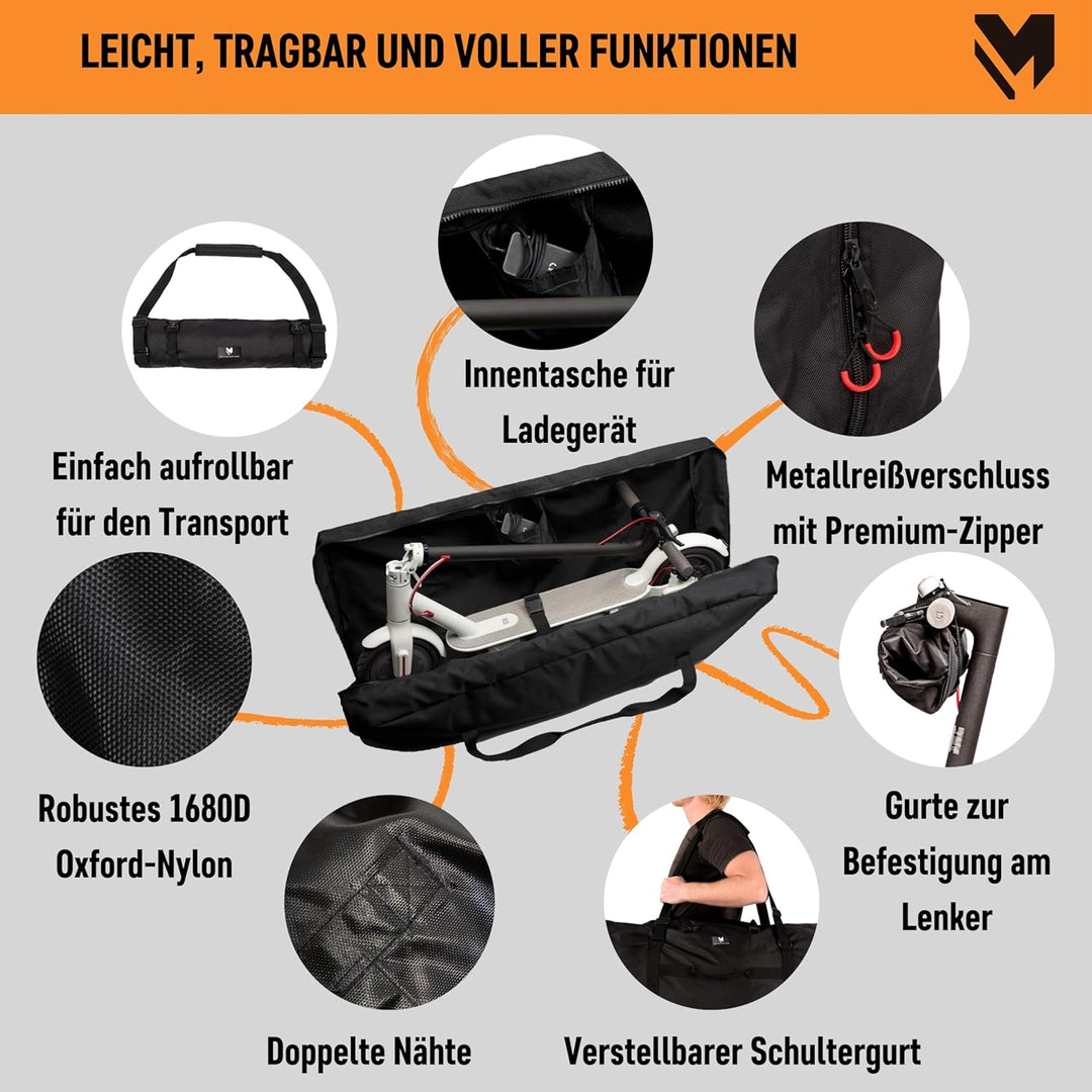 lamaki Universal XXL Transporttasche Aufbewahrungstasche Schutzhülle für E-Scooter LSB-02, LSB-02