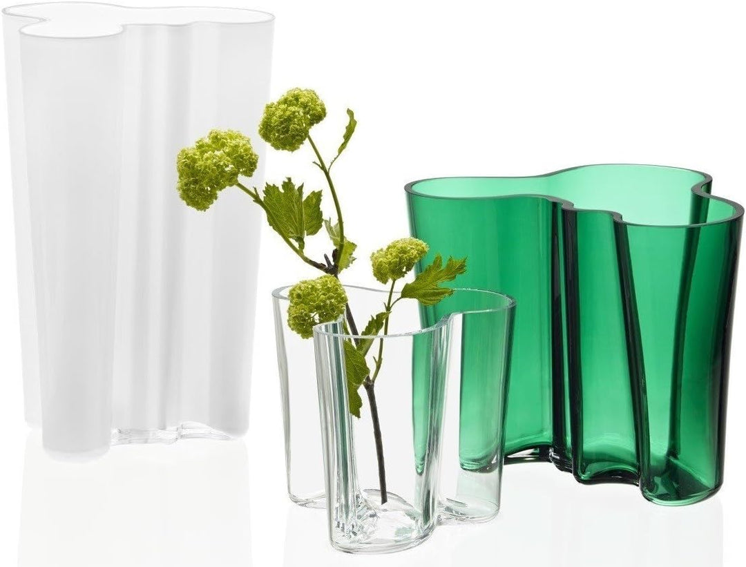 Iittala Vase Aalto 160 mm Klar aus Glas, 160 mm