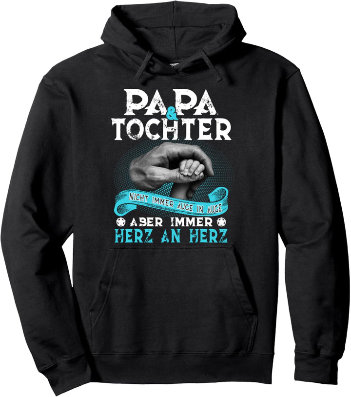 bester Vater der Welt - Papa &amp; Tochter immer Herz an Herz Pullover Hoodie