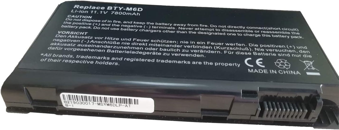 BTY-M6D Laptop Batterie Ersatz für MSI GX60 GT60 T70 GT70 GX660 GT660 GT680 GX70 GT660-003US GT660R-