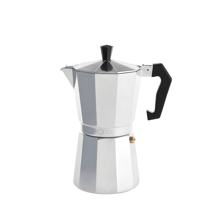 ORYX Espressokocher aus Aluminium 6 Tazas (300ml), 5056012, Silber, 6 Tazas (300ml)