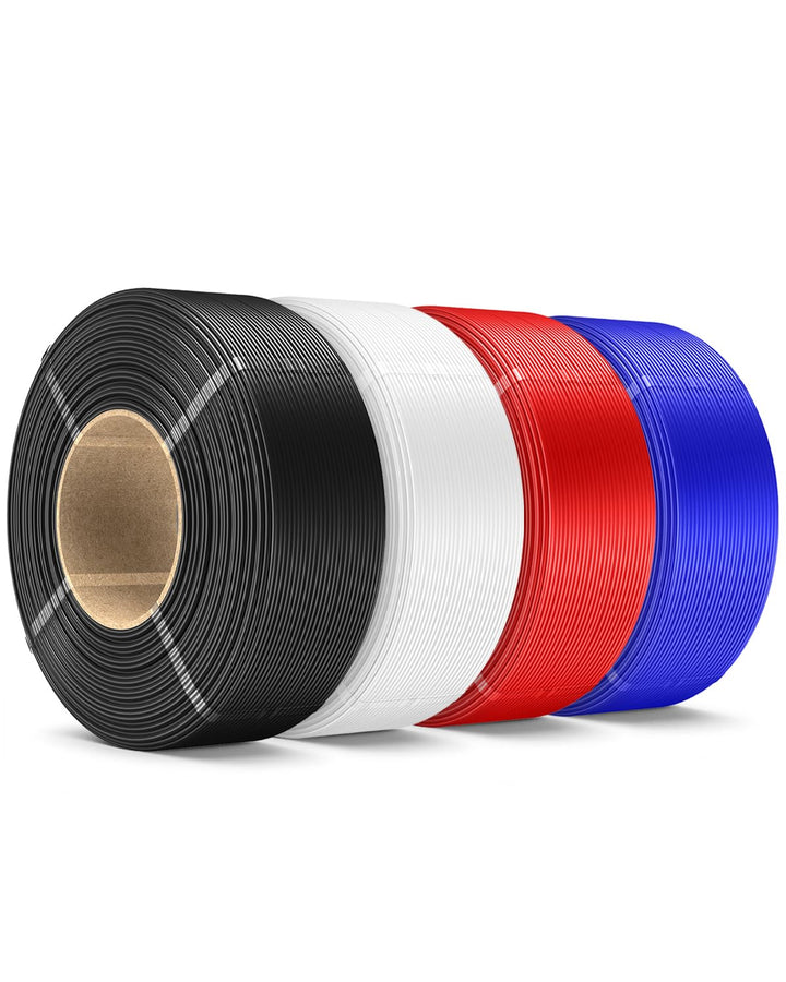 SUNLU PLA+ Filament Refill 1.75mm 4KG, PLA Plus 3D Drucker Filament Bündel, No-Spule Filament PLA Re